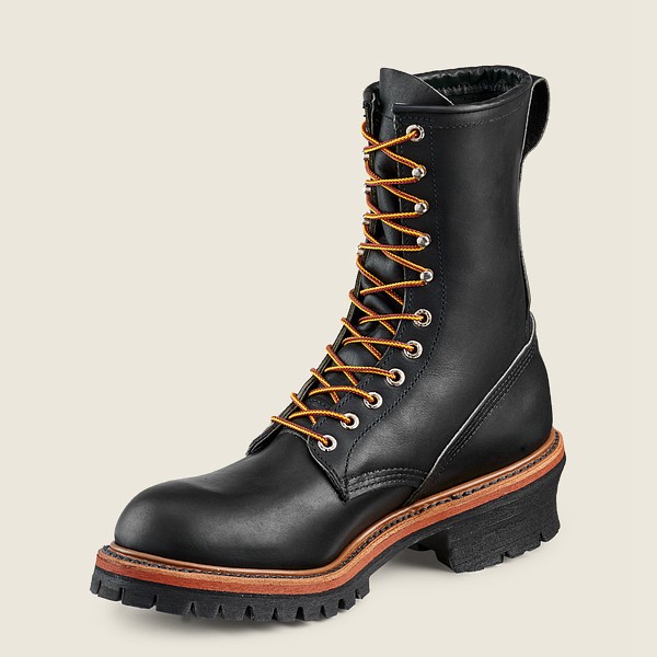 Bottes de Travail Red Wing - Loggermax - 9-Inch Soft Toe - Noir - Homme 548JMWZVE